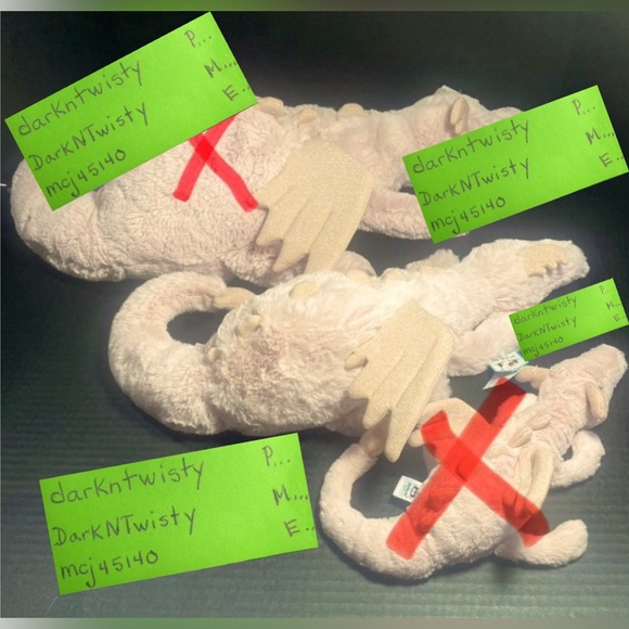 RETIRED BNWT JellyCat Rose Dragon VHTF 26” TAIL UNFURLED GREAT GIFT - Picture 2 of 11